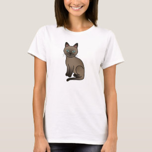 Camiseta Gato Tonkinés Marrón