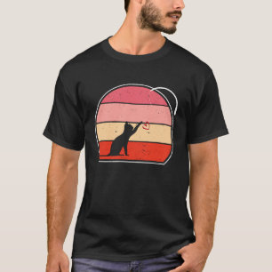 Camiseta Gato Toy Love V Day Gats Kitten Red Heart Fishing