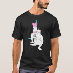 Camiseta Gato transgénero Lgbt Q Cute Kitten Trans Orgullo 
