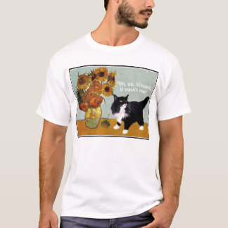 Camiseta Gato travieso de Van Gogh