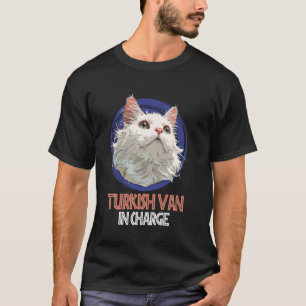 Camiseta GATO TURCO DE VAN AL MANDO Dueño de gato turco de