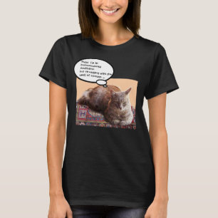 CAMISETA GATO TURCO EN MEDITACIÓN TRANSCENDENTAL