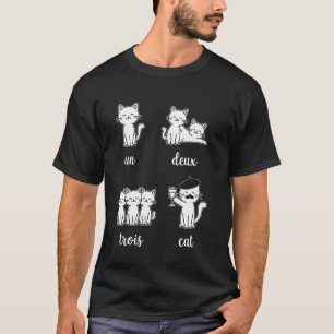Camiseta Gato Un Deux Trois