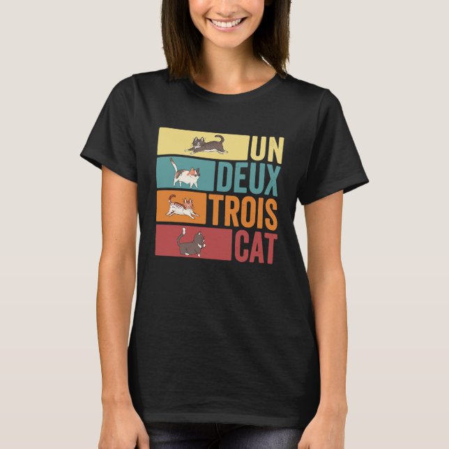 Camiseta Gato Un Deux Trois  Gato (Anverso)
