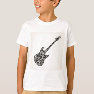 Camiseta Gato una guitarra