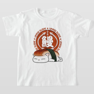 Camiseta Gato Unagi Eel Sushi