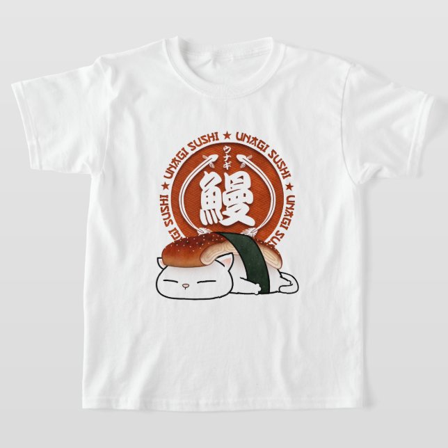 Camiseta Gato Unagi Eel Sushi (Distribución)