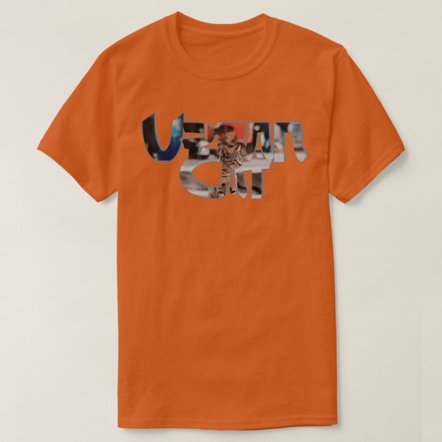 Camiseta Gato urbano (Diseño del anverso)