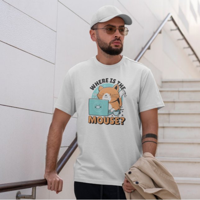 Camiseta Gato usando equipo (Subido por el creador)