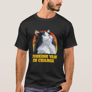 Camiseta GATO VAN TURCO AL MANDO Dueño de gato Van Turco di