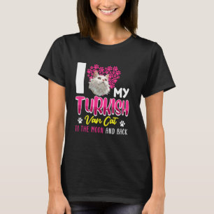 Camiseta Gato Van Turco AMO A MI GATO VAN TURCO A LA LUNA G