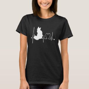 Camiseta Gato Van Turco Latido del Corazón EKG Divertido Am