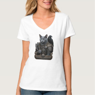 Camiseta Gato veterano ruso azul Odin