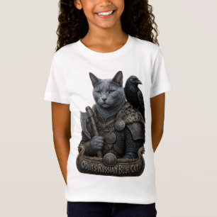 Camiseta Gato veterano ruso azul Odin