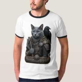 Camiseta Gato veterano Russian Blue Odin
