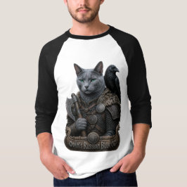 Camiseta Gato Veterano Russian Blue Odin