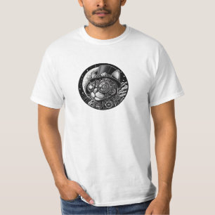 Camiseta Gato Victoriano Steampunk