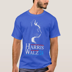 Camiseta Gato victorioso de Walz 2024 para las elecciones d