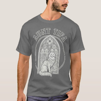 Camiseta Gato Vintage AUNTIFA retro
