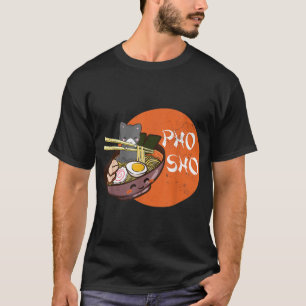 Camiseta Gato vintage de Kawaii Pho Sho Bowl vietnamita Ram