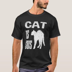 Camiseta Gato Vintage Es Sospechoso 1