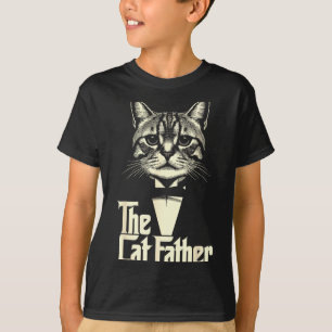 Camiseta Gato vintage padre papá vida gato papá feliz día d