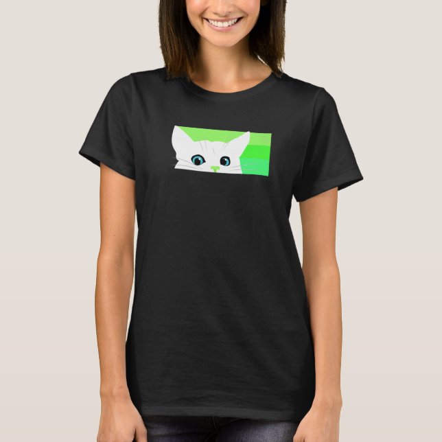 Camiseta Gato Vista Previa (Anverso)