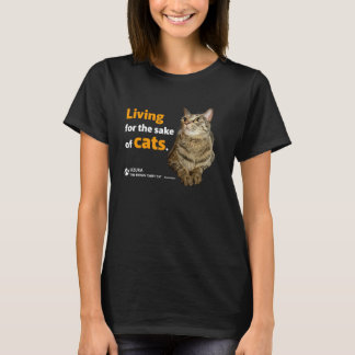 Camiseta gato vive para gatos lindo faisán gato gato