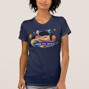Camiseta Gato VR en el espacio