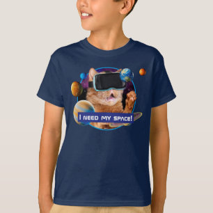 Camiseta Gato VR en el espacio