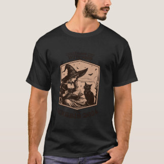 Camiseta Gato Witch Harris Walz 2024 Hallowee