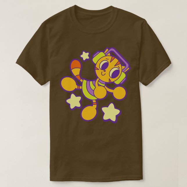 Camiseta Gato Y2Kat con estrellas (Diseño del anverso)