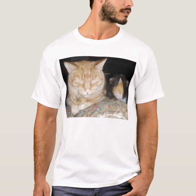 Camiseta Gato y conejillo de Indias (Anverso)