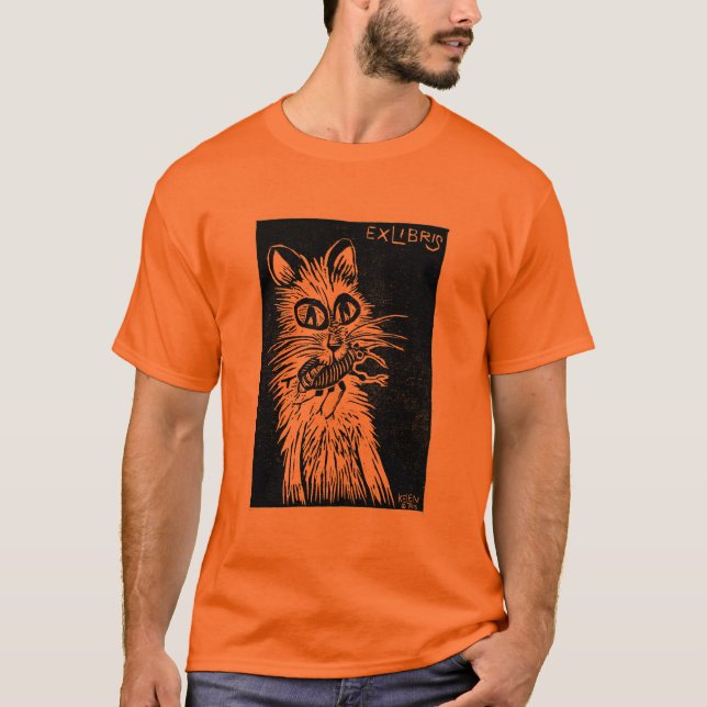 Camiseta Gato y escarabajo (Anverso)