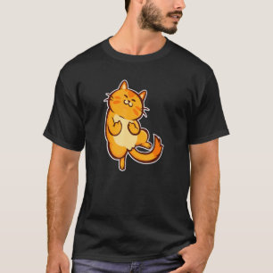 Camiseta Gato y gatito haciendo gesto obsceno con el dedo m