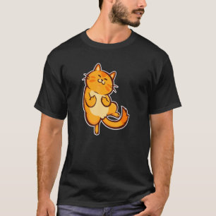 Camiseta Gato Y Gatito Que Te Ahoga Del Dedo Medio