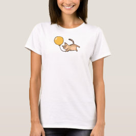 Camiseta Gato y Globo