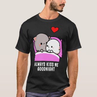 Camiseta Gato y Goma siempre me besan de buena noche