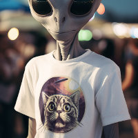 Gato y OVNI divertidos