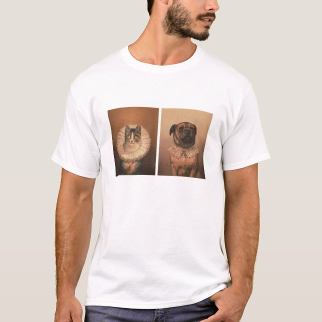 Camiseta Gato y perro (Anverso)