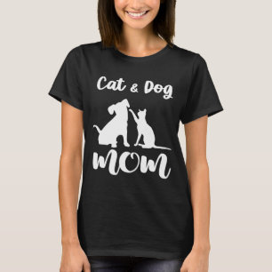Camiseta Gato y perro Mascotas animales adoran el cachorro