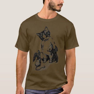 Camiseta gato y ratón