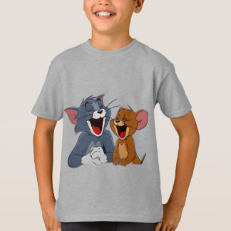 Camiseta Gato y Ratón de Dibujos Clásicos Mejores Amigos Ri