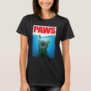 Camiseta Gato y ratón de PAWS Tiburón y gato superior