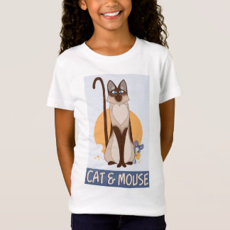 Camiseta Gato y ratón tontos