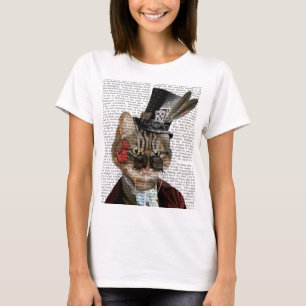 Camiseta Gato y sombrero superior felino de acero Phileas 2