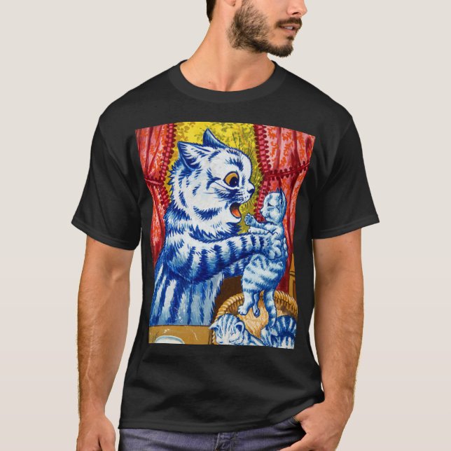 Camiseta Gato y sus gatitos (Anverso)