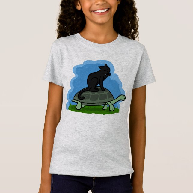 Camiseta Gato y Tortuga (Anverso)