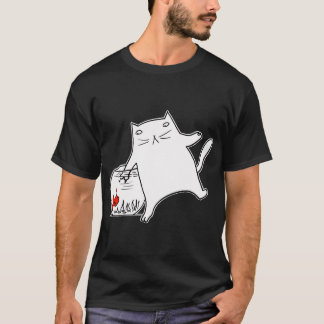 Camiseta Gato y un pez
