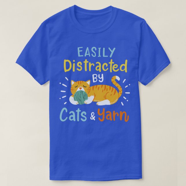 Camiseta Gato Yarn Gatos y Yarn (Diseño del anverso)